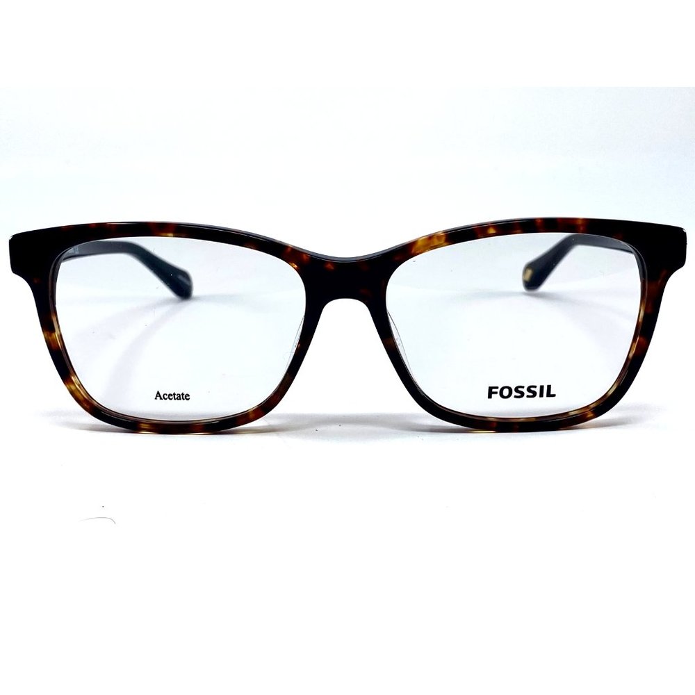 New FOSSIL Havana Pillow Acetate FOS7033 Womens Eyeglasses 53-15-140